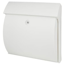 Burg Wachter Classic Plastic Postbox - 375 x 384 x 145mm - White