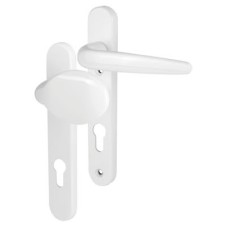 Trojan Sparta uPVC Multipoint Lever/Pad Door Handle - 92mm c/c - White