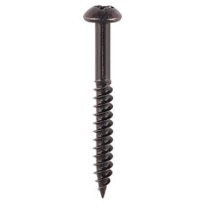 TIMCO Blackjax Pozi Round Head Wood Screws - 8 x 1 1/4