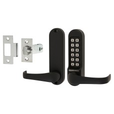 Codelocks CL510 External Marine Grade Push Button Code Lock and Latch - Black