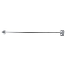 Exel Wardrobe Door Belt / Tie Rail - 380 x 30 x 21mm - Satin Chrome