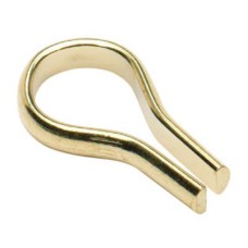 Exel Banjo Bookcase Steel Stud - 25 x 12 x 5mm - Polished Brass - Pack of 50