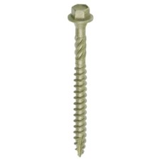 TIMCO Timber Frame Screws Hex Head - 6.7 x 75mm - Green - Pack of 50