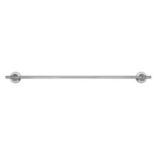 Croydex Romsey Round Towel Rail - 53 x 690 x 73mm - Polished Chrome