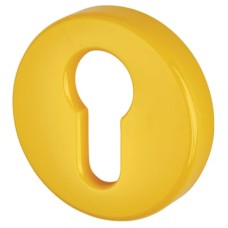 Hoppe AR600/27 Nylon Escutcheon - 52mm Diameter - Euro - Golden Yellow - Pair