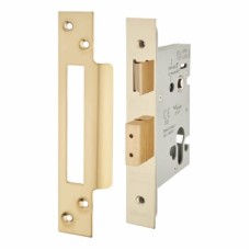 Hampstead Architectural Euro Profile Sashlock - 78mm Case - 57mm Backset - PVD Brass