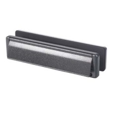 Fab & Fix - uPVC/Timber - Nu-Mail Letter Plate - 310 x 68mm - Thickness 40-80mm - Antique Black Iron