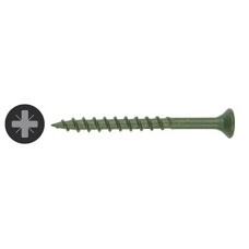 Vida Treated Decking Screw - 4.5 x 75mm - Green - Pack of 200