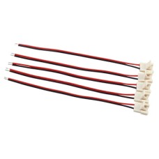 Integral LED Connector & Wire for IP20/IP33 10mm LED Strip Lights - Pack of 5