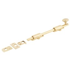 Hampstead French Door Bolt/Flat Section Bolt - 202 x 42mm - Polished Brass