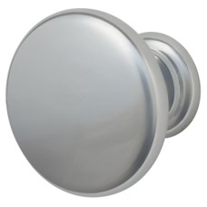 Crofts & Assinder Monmouth Round Cabinet Knob - 38mm Diameter - Polished Chrome 