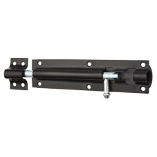 Tower Gate Bolt - Straight - 280mm Length - Black Japanned 