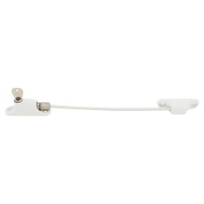 Exel Cable Window Restrictor - Side Locking Pin - White