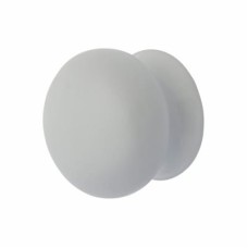 Hampstead Ceramic/Porcelain Mushroom Round Cabinet Knob - 30mm Diameter - White