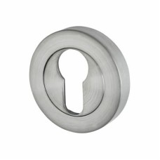 Excel Escutcheon - 52mm Diameter - Euro - Satin Chrome