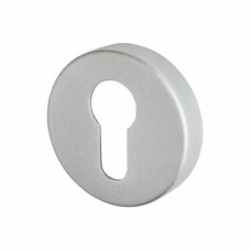 Exel Puma Escutcheon - 53mm Diameter - Euro - Satin Aluminium
