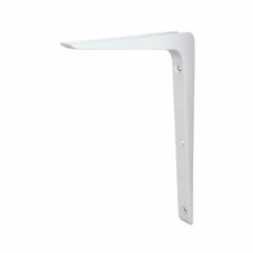 Exel Aluminium Shelf Bracket - 200 x 300mm - White
