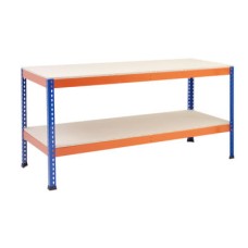 Rapid Racking 1 Commercial Heavy Duty Workbench - 915 x 2440 x 915mm