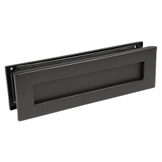 From The Anvil Traditional Letter Plate - 315 x 92mm - Door Thickness 42-72mm - Aged Bronze