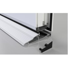 Stormguard Proline Inward Threshold - 1000mm Length - Inward Opening Doors - Mill Silver