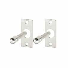Yale P125 Security Hinge Bolt - Bright Zinc Plated - Pack of 2
