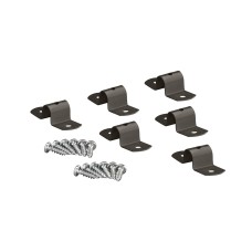 elfa Twin Slot Shelving System - Double-Sided Shelf Joiner - Graphite - Pack 6