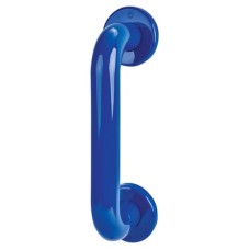 Hoppe AR602/220 Nylon D-Bar Door Pull Handle on Rose - Screw Fix - 220mm c/c - Cobalt Blue