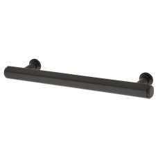 Alexander & Wilks Vesper Hex 14mm T-Bar Cabinet Pull Handle - 128mm Centres - Matt Black
