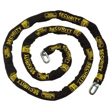 Burg Wachter GKM Fabric Sleeve Hardened Square Link Security Chain - 10 x 3000mm - Black