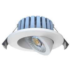 Forum Spa Eden 7W IP65 Fire Rated LED Dimmable Adjustable Downlight - 3/4/6000K CCT - White