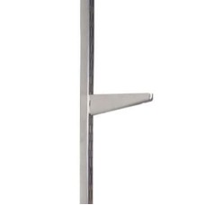 elfa Twin Slot Shelving System - Shelf Bracket for Solid Shelving - 270mm Length - Platinum