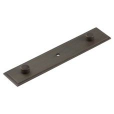 Frelan Hoxton Rushton Cabinet Knob Backplate Only - 140 x 30mm - Dark Bronze