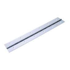 Exel Heavy Mild Steel Continuous Piano Hinge - 2134 x 50 x 1.2mm - Zinc Plated