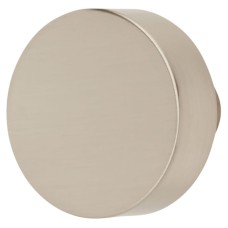 Exel Rye Round Cabinet Knob - 30mm Diameter - Satin Nickel