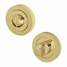 Exel Bathroom Turn & Release - 50mm Diameter - Polished Brass