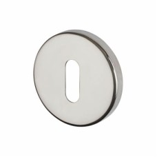 Exel Escutcheon - 52mm Diameter - Keyhole - Polished Stainless Steel