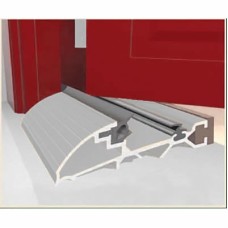 Exitex Mobility Threshold with Ramp - 2000mm Length - Inward Opening Doors - Mill Aluminium