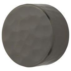 Alexander & Wilks Leila Hammered Round Cabinet Knob - 35mm Diameter - Dark Bronze