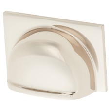 Alexander & Wilks Quantock Cabinet Cup Handle - 40mm Centres - Polished Nickel