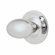 Oval Spline Turn - Polished Chrome