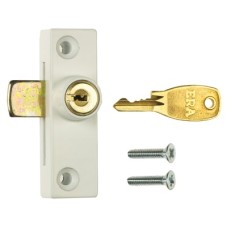 ERA Metal Window Lock - White - Pack of 1 with 1 Key