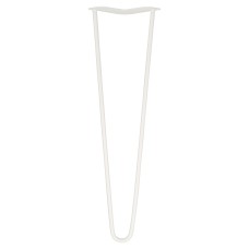 Exel Hairpin Leg - 2 Pin - 500mm Height - White - Pair