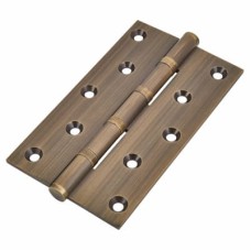 Performance Ball Bearing Butt Door Hinge - 152 x 89 x 4mm - Antique Brass - Pair