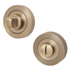 Excel Bathroom Turn & Release - 52mm Diameter - Antique Brass