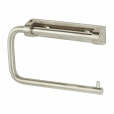 Dolphin Single Toilet Roll Holder - 93 x 147 x 23mm - Satin Stainless Steel