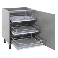 25kg Single Tray Soft Close Pull Out Organiser - Cabinet Width 600mm