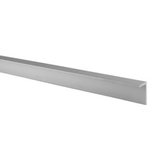 Pro Angled Headrail - 17-21mm Panels - Satin Anodised Aluminium