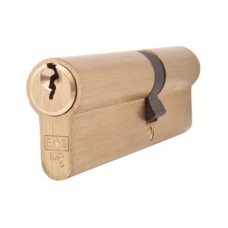 Exel 5 Pin 95mm Euro Double Cylinder - 40 + 55mm - Polished Brass - Keyed to Differ