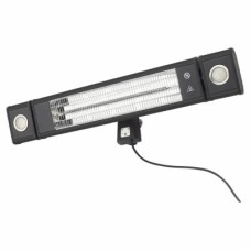 Forum Zink Blaze IP44 Wall Mounted Patio Heater with LED Lights and Remote Control - 1800W