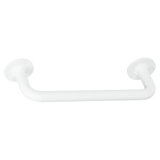 Rothley 25mm Steel Grab Rail - 305mm Length - Matt White